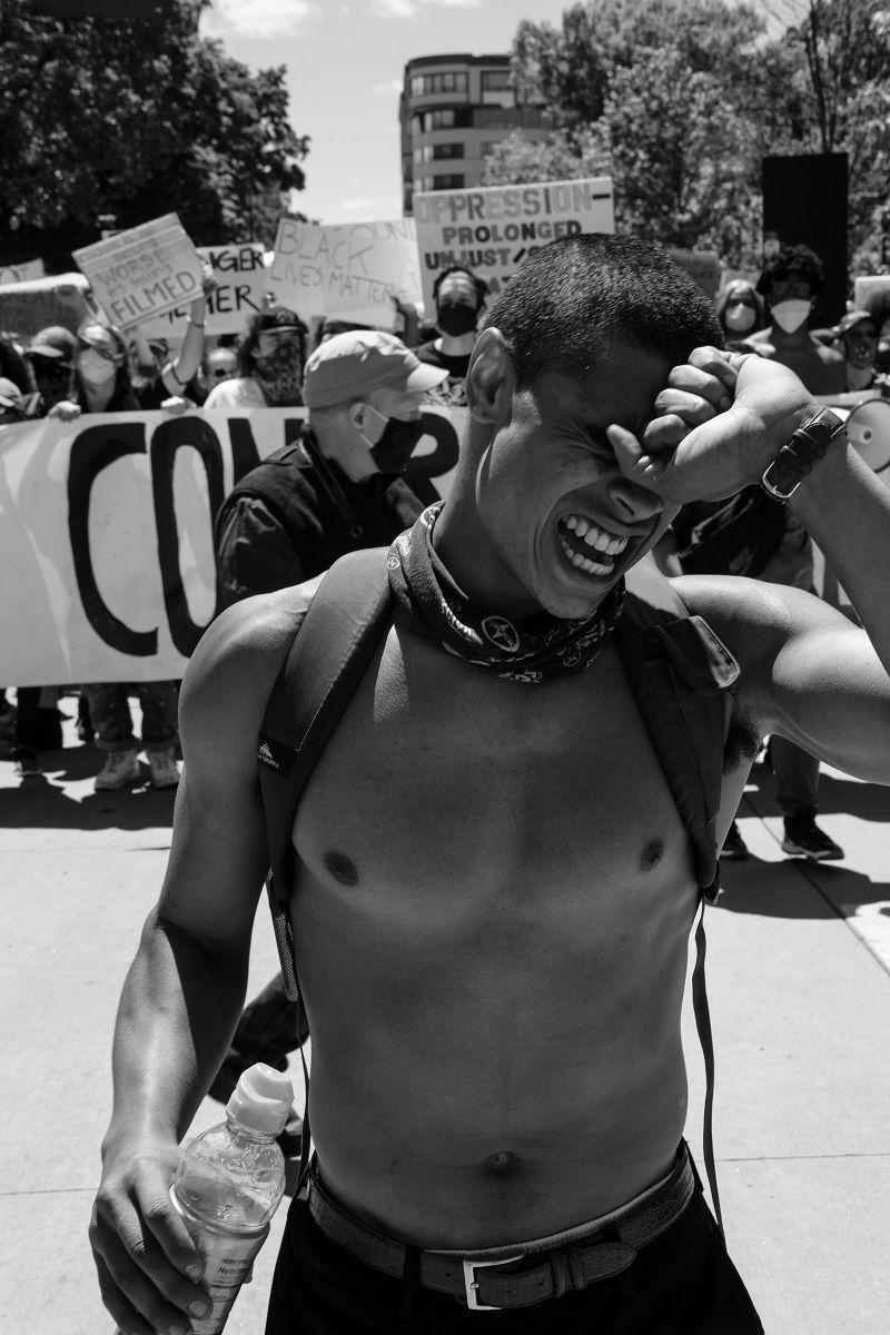Kenechi Unachukwu protest photos